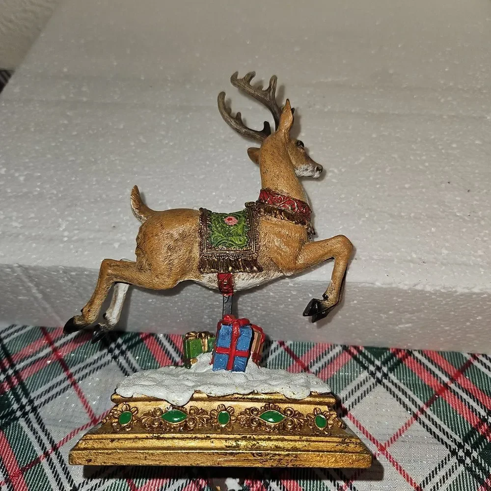 Joseph's Studio Festive Santa and Reindeer Stocking Holder Set